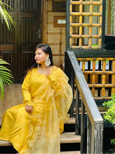 Rajshahi motka silk  2 pc set