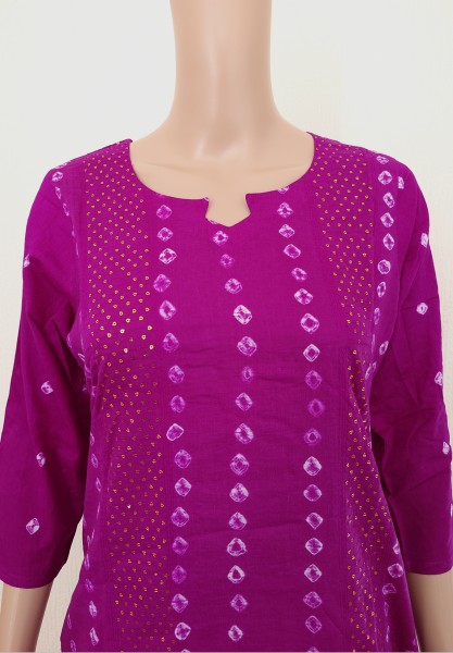 Zaaraq by Bangladeshi 100% Printed Boutiques Stitched 3 Piece Collection- Purple
