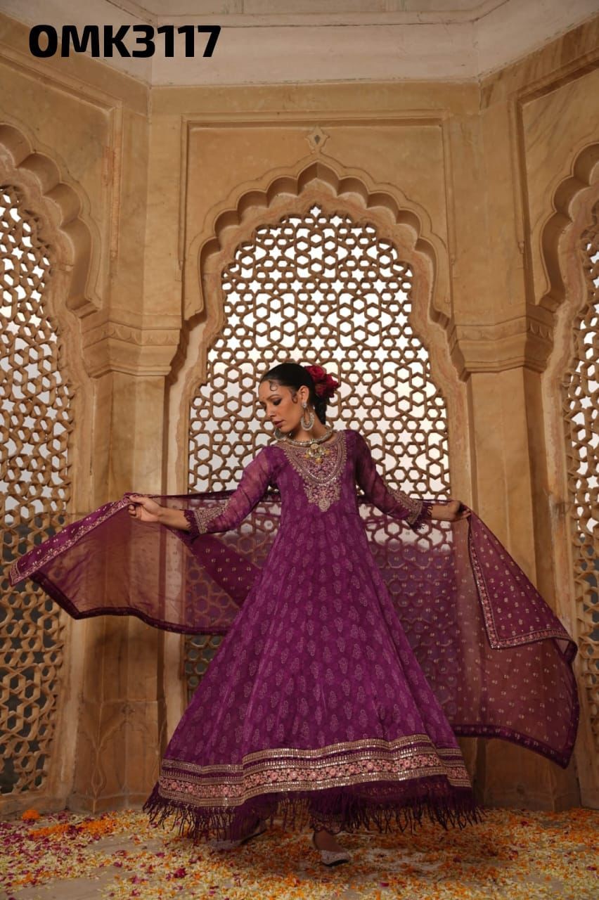 Embroidered Elegance Anarkali