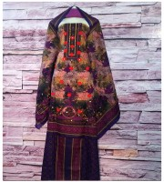 Embroidered Cotton Three Piece