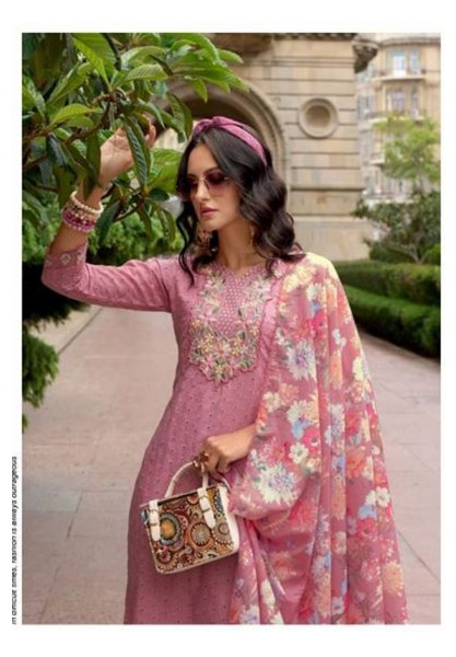 Elegant Designer Kurti Set with Matching Bottom & Printed Dupatta