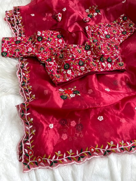 Musline saree