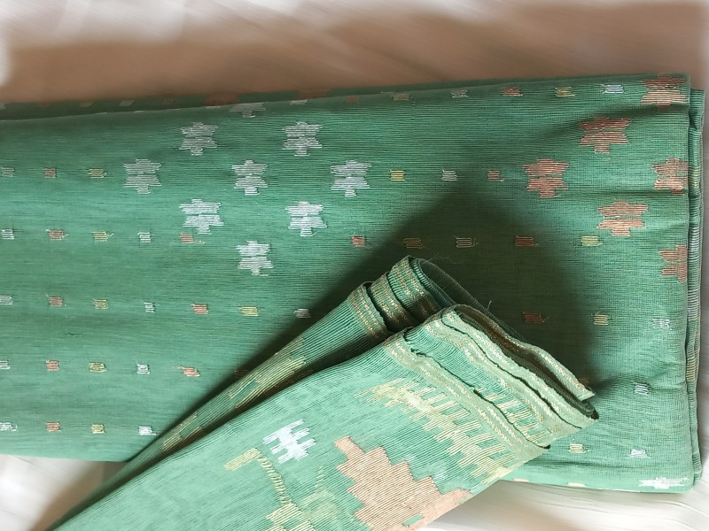 Handloom Dhakai Jamdani Saree