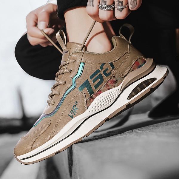 Men's Leather Sports Running Shoes