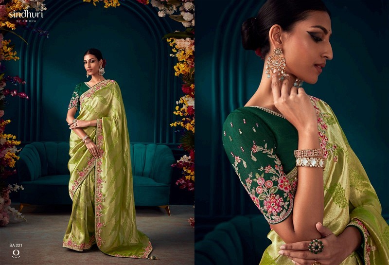 Designer Party Saree With Designer Blouse Piece