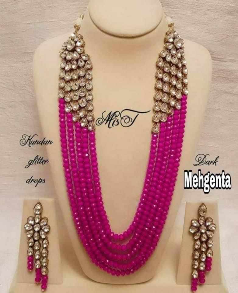 Mehgenta-  Necklace Set
