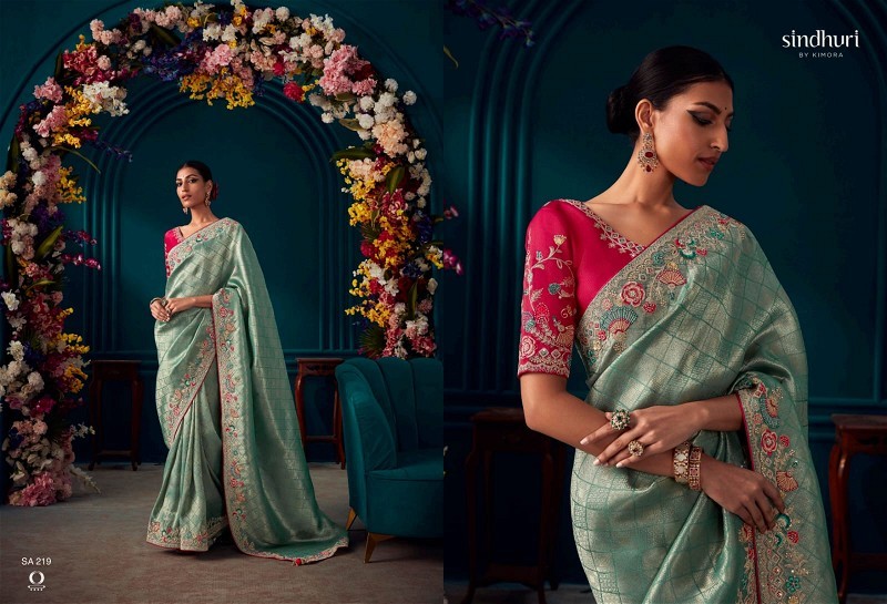 Designer Party Saree With Designer Blouse Piece